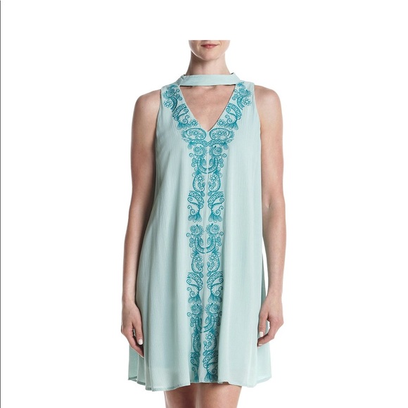 Luxology dress boho embroidered choker collar - Picture 4 of 8